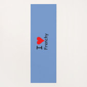 Französische Bulldogge like French Bulldog Yogamat (Achterkant)