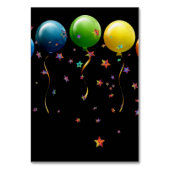 Französische Bulldogge Luftballon French Bulldog Kaart (Achterkant)