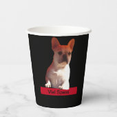 Französische Bulldogge Luftballon French Bulldog Papieren Bekers (Achterkant)