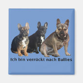 Französische Bulldogge Magneet (Voorkant)
