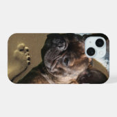 Französische Bulldogge Meer French Bulldog Urlaub iPhone 15 Case (Achterkant horizontaal)