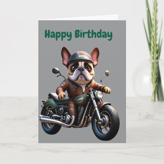 französische Bulldogge Motorrad French Bulldog (Voorkant)