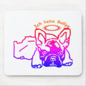 Französische Bulldogge Mousepad Muismat (Voorkant)