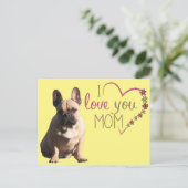  französische Bulldogge Muttertag French Bulldog Briefkaart (Staand voorkant)