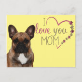  französische Bulldogge Muttertag French Bulldog Briefkaart (Voorkant)
