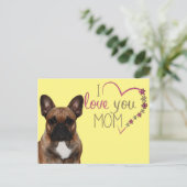  französische Bulldogge Muttertag French Bulldog Briefkaart (Staand voorkant)