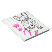 Französische Bulldogge Notizblock Notitieblok (Schuin)