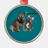 Französische Bulldogge Ornament Anhänger (Voorkant)