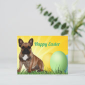 französische Bulldogge Ostern French Bulldog  Briefkaart (Staand voorkant)