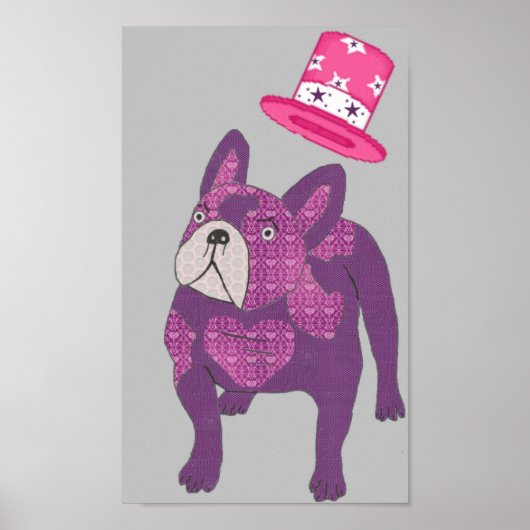 Französische Bulldogge Poster (Voorkant)