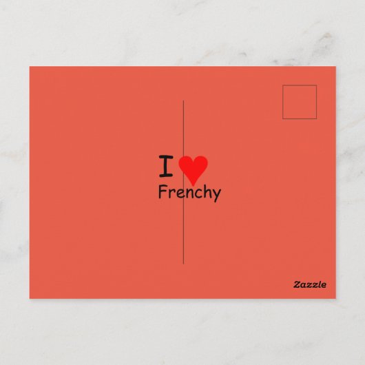 Französische Bulldogge Postkarte thank you Briefkaart (Achterkant)