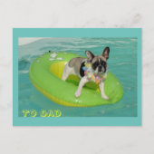 Französische Bulldogge Postkarte "To Dad" Briefkaart (Voorkant)