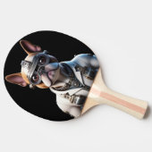 Französische Bulldogge Roboter Vatertag Tafeltennisbatje (Zijkant)