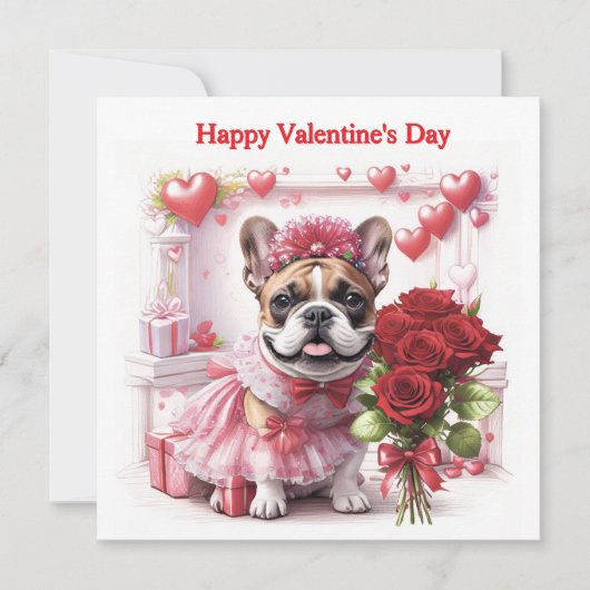 Französische Bulldogge Rosen Franse Bulldog (Voorkant)