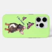 Französische Bulldogge Schmetterling Bulldog Case-Mate iPhone Case (Achterkant (horizontaal))