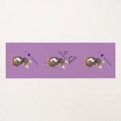  französische bulldogge Schmetterling French Bulld Yogamat (Achterkant (horizontaal))