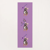  französische bulldogge Schmetterling French Bulld Yogamat (Achterkant)