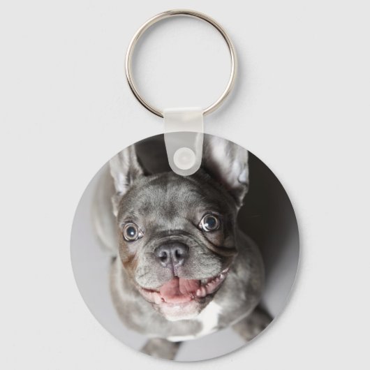 Französische Bulldogge Sleutelhanger (Voorkant)