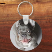 Französische Bulldogge Sleutelhanger (Voorkant)