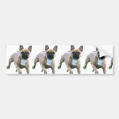 Französische Bulldogge Sprung French Bulldog Bumpersticker (Voorkant)
