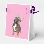 Französische Bulldogge Sterne French Bulldog Bedankdoosjes (Achterkant)