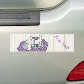 Französische Bulldogge süßer Bully French Bulldog Bumpersticker (Op auto)