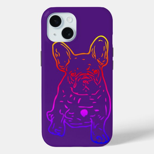 Französische Bulldogge süßer Welpe French Bulldog Case-Mate iPhone Case (Achterkant)