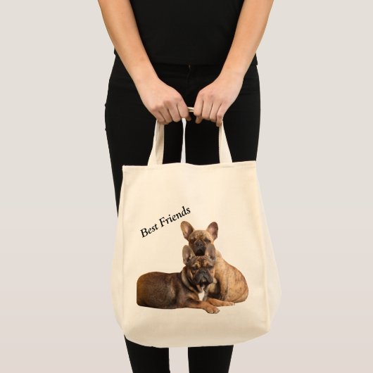Französische Bulldogge Tasche Tote Bag (Voorkant (product))