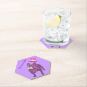 Französische Bulldogge Untersetzer mit Zylinder Kartonnen Onderzetters (Insitu)