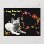 Französische Bulldogge Valentinstag French Bulldog Briefkaart (Voorkant)