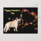 Französische Bulldogge Valentinstag French Bulldog Briefkaart (Voorkant)