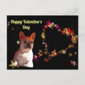 Französische Bulldogge Valentinstag French Bulldog Briefkaart (Voorkant)