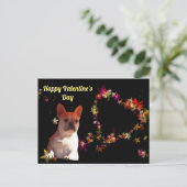 Französische Bulldogge Valentinstag French Bulldog Briefkaart (Staand voorkant)