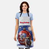 Französische Bulldogge Weihnachten  French Bullog Schort (Gedragen)