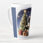 Französische Bulldogge Weihnachtsbaum Bulldog Latte Mok (Linkerhoek)