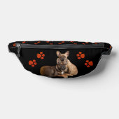 Französische Bulldogge zwei Freunde French Bulldog Heuptasje (Liggend)