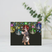  französische Bulldoggen Christmas French Bulldog Briefkaart (Staand voorkant)