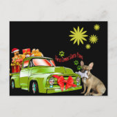 französische Bulldoggen Christmas French Bulldog Briefkaart (Voorkant)