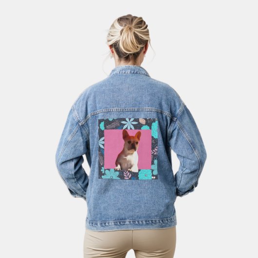 Französische Bulldoggen  Denim Jacket (Model)