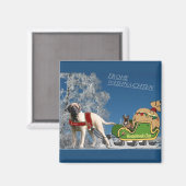 Französische Bulldoggen en Mastiff magneet (Voorkant / Achterkant)