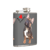 Französische Bulldoggen Flachmann Heupfles (Rechts)