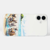 Französische Bulldoggen French Bulldog Rudel Case-Mate iPhone Case (Achterkant (horizontaal))