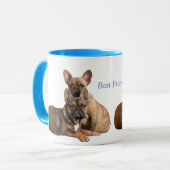 Französische Bulldoggen Friends French Bulldog Mok (Voorkant links)