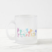 Französische Bulldoggen Geschenke Matglas Koffiemok (Links)