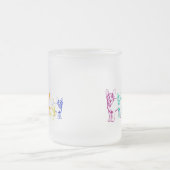 Französische Bulldoggen Geschenke Matglas Koffiemok (Center)