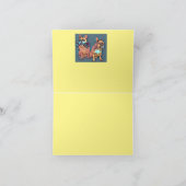 Französische Bulldoggen Grußkarte Ostern Kaart (Binnen)