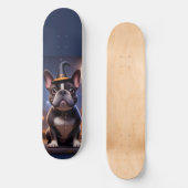  französische Bulldoggen Halloween French Bulldog Persoonlijk Skateboard (Voorkant)