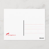 Französische Bulldoggen Karte Briefkaart (Achterkant)