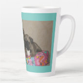 Französische Bulldoggen Kissen French Bulldog Latte Mok (Rechts)