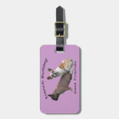 Französische Bulldoggen Kofferanhänger Bagagelabel (Voorkant verticaal)